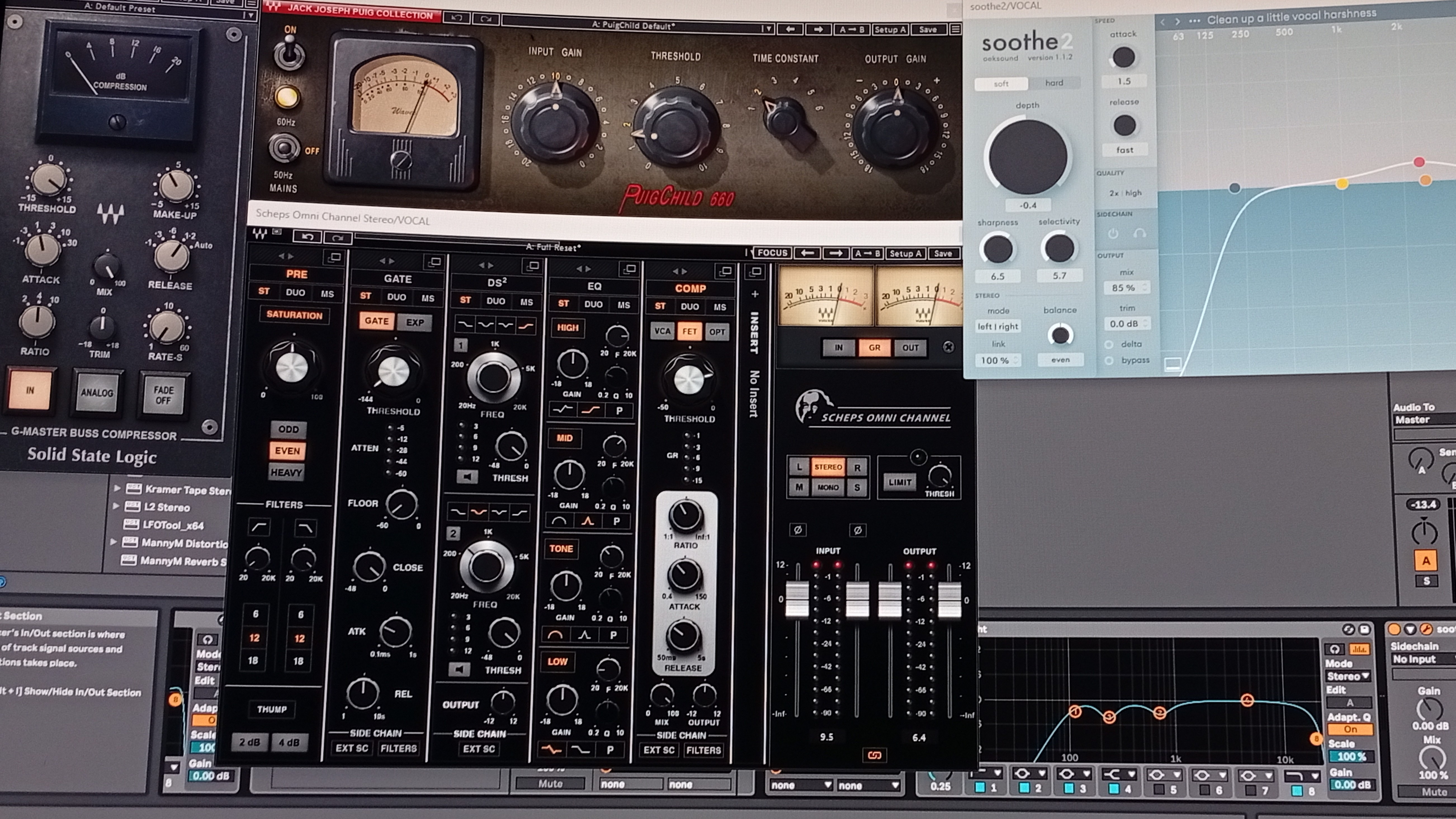 Mezcla en Budokan Studio